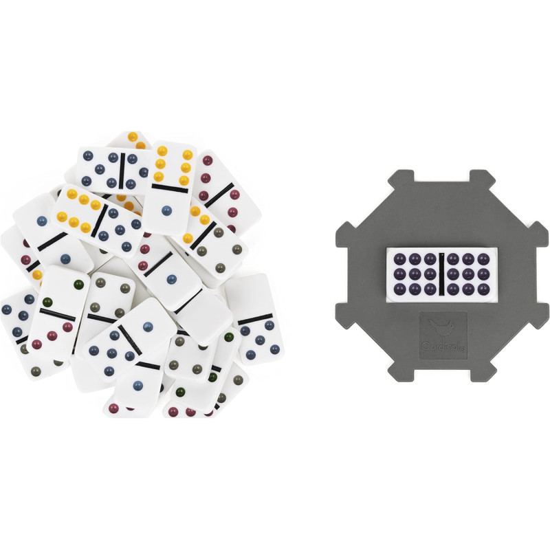Доміно Spin Master із банкою для зберігання 55 предметів Spin Master Games Cardinal Classics Double Nine Dominoes