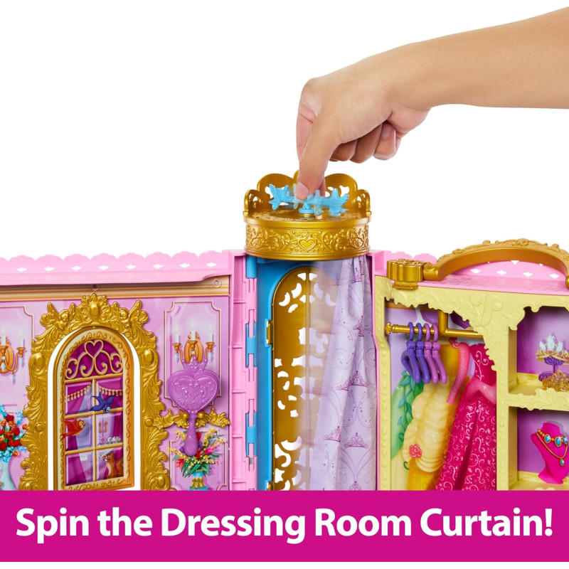 Ігровий набір Шафа для ляльок Disney Princess Toys Doll Closet Playset with 2 Fashions