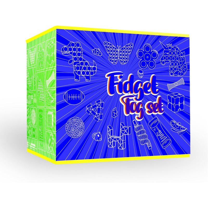 Розвиваючий сенсорний набір Іграшки антистрес  Fidget Toys 126 Pack Party Favors for Kids