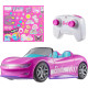 Радіокерована машинка Барбі Hot Wheels Barbie RC Toy Car Remote Control Pink Convertible