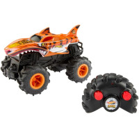 Машинка на радиоуправлении Тигровая акула Hot Wheels Monster Trucks RC HW Tiger Shark  1 24  HNV03