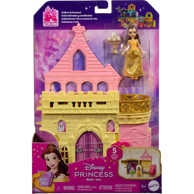 Ляльковий будиночок Замок Белль Mattel Disney Princess Toys Storytime Stackers Belle s Castle