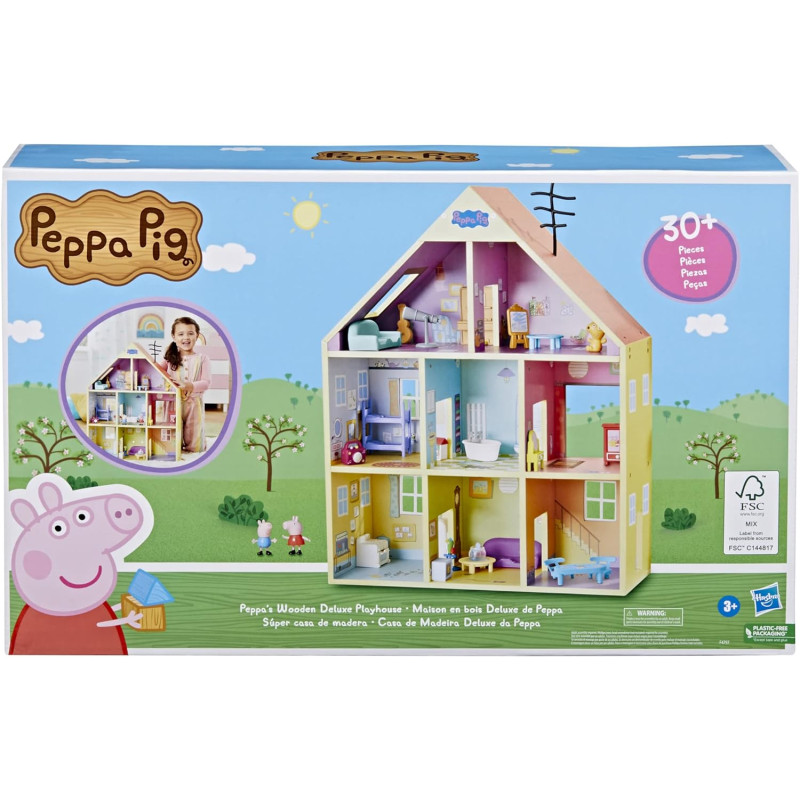 Ігровий набір Свинка Пеппа Будиночок Peppa Pig Wooden Deluxe Playhouse