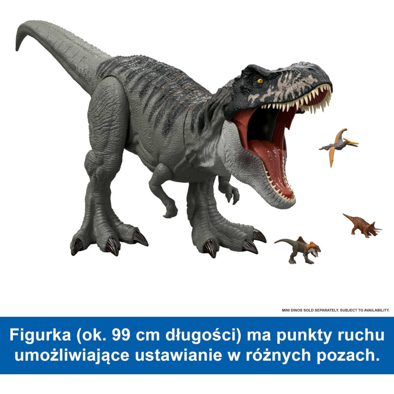 Фігурка величезний Тиранозавр Mattel Jurassic World Super Kolosalny Tyranozaur Rex JBG52