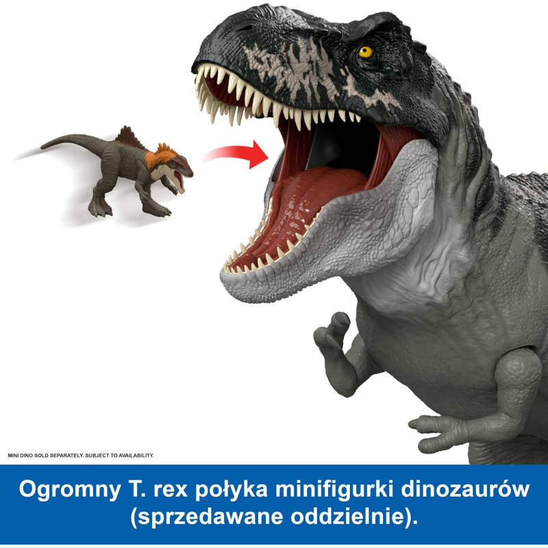 Фігурка величезний Тиранозавр Mattel Jurassic World Super Kolosalny Tyranozaur Rex JBG52