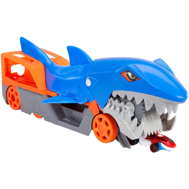 Акула Транспортер Хот Вилс Hot Wheels Shark Chomp Transporter Playset