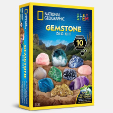 Науковий набір для розкопок дорогоцінних каменів National Geographic Gemstone Dig Kit