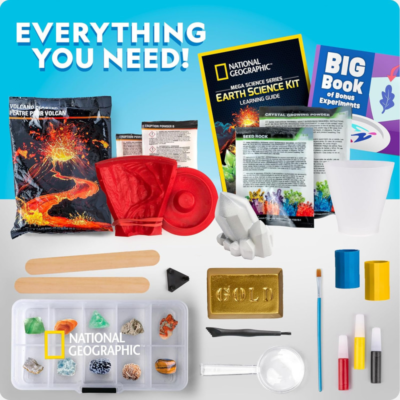 Науковий набір STEM для експериментів National Geographic Earth Science Kit 100 Science