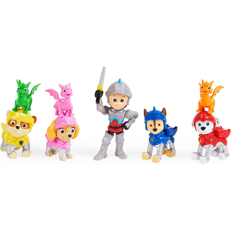 Ігрові фігурки Щенячий патруль  Лицарі-рятувальники PAW Patrol  Ryder and Pups Figure Gift Pack 8 Toy Figures