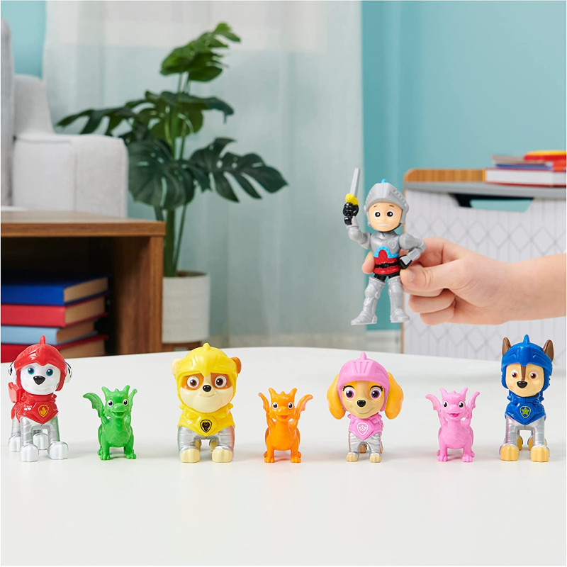 Ігрові фігурки Щенячий патруль  Лицарі-рятувальники PAW Patrol  Ryder and Pups Figure Gift Pack 8 Toy Figures