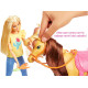 Игровой набор Барби Верховая езда и объятия Barbie Hugs N Horses Playset, Blonde