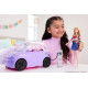 Електрокар Барбі з відкидним верхом Barbie Toy Car Electric Vehicle with Charging Station