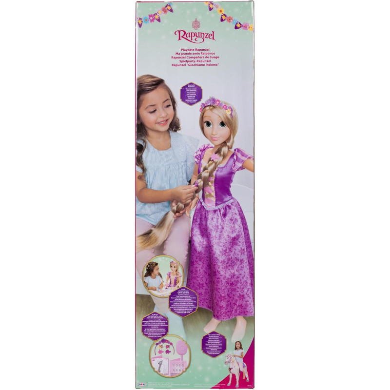 Лялька Принцеса Рапунцель Disney Princess Rapunzel Doll Playdate 32 Tall
