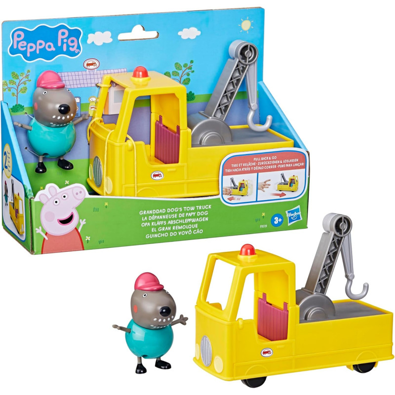 Ігровий набір свинка Пеппа Буксир Дідуся Свина Peppa Pig Granddad Dog s Tow Truck Construction Vehicle