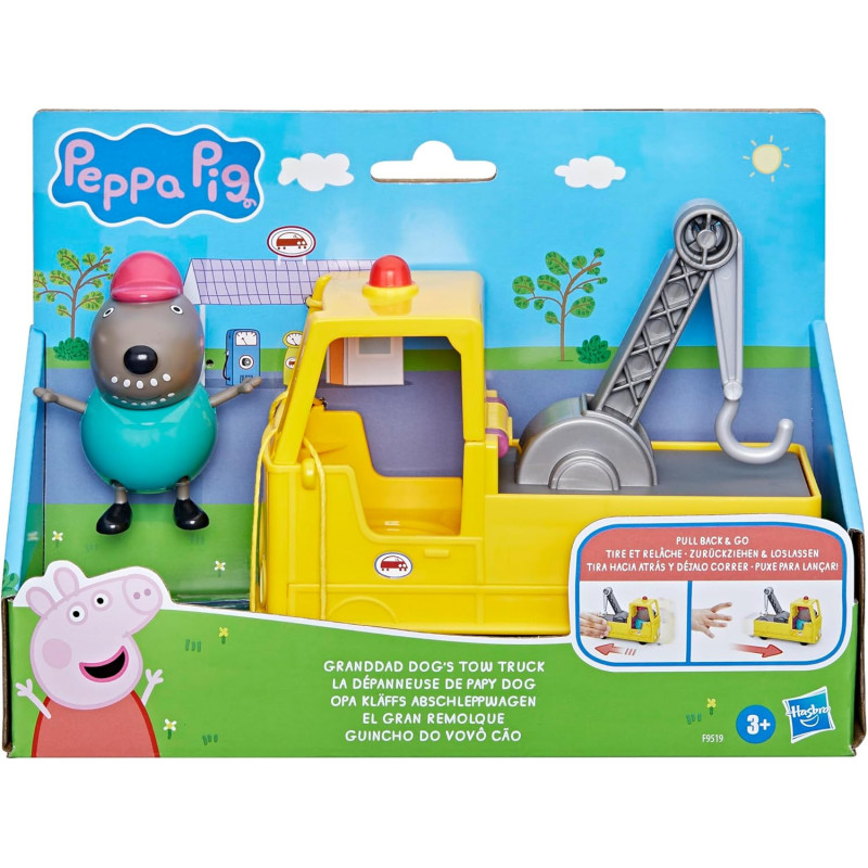 Ігровий набір свинка Пеппа Буксир Дідуся Свина Peppa Pig Granddad Dog s Tow Truck Construction Vehicle
