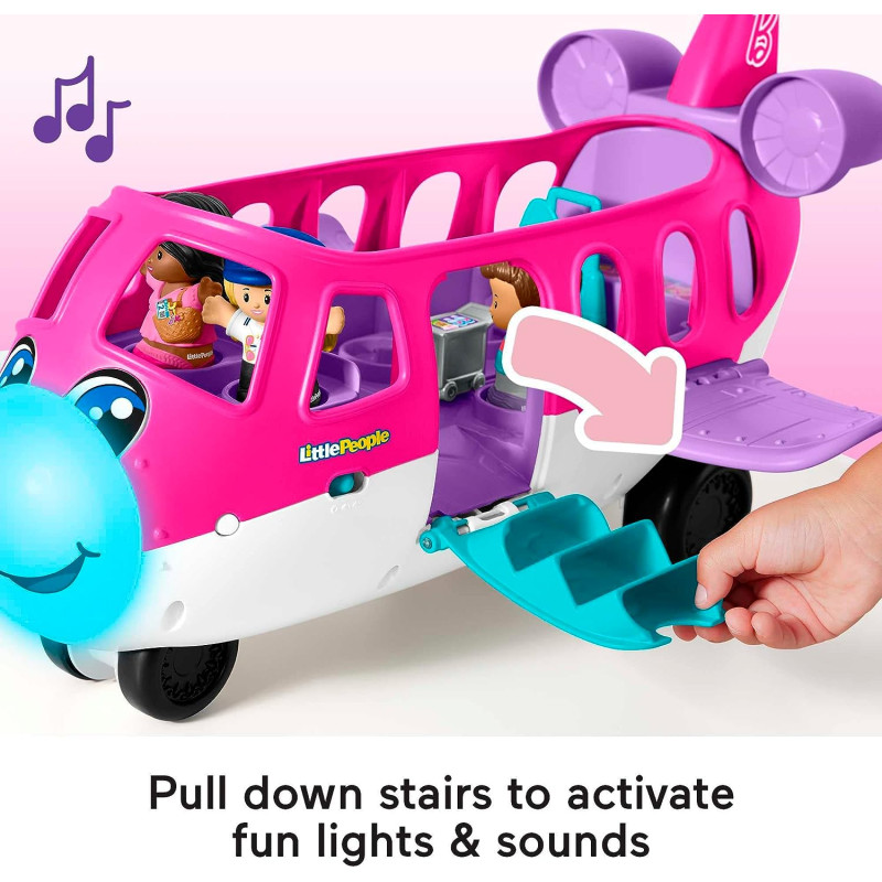 Іграшка маленький літак мрії  Фишер Прайс Барбі Fisher-Price Little People Barbie Toddler Toy Little Dream Plane