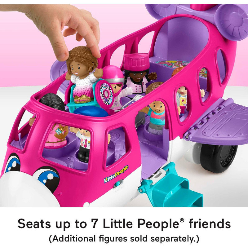 Іграшка маленький літак мрії  Фишер Прайс Барбі Fisher-Price Little People Barbie Toddler Toy Little Dream Plane