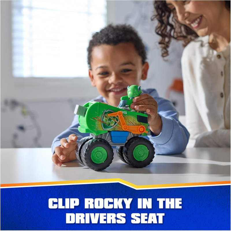 Машинка траснформер із водієм Роккі Paw Patrol Rescue Wheels Rocky s Recycle Truck