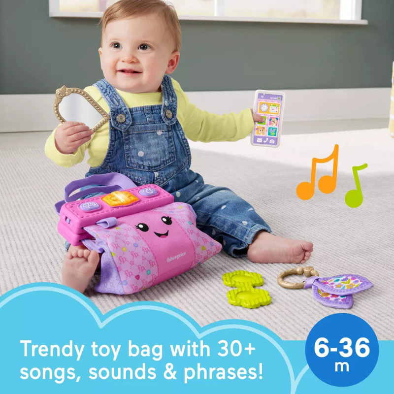 Інтерактивна іграшка сумка Fisher Price Laugh and Learn Going Places Learning Purse