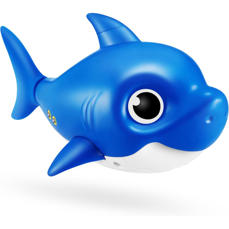 Інтерактивна іграшка акула для ванни Robo Alive Junior Baby Shark New Silicon Fins Blue