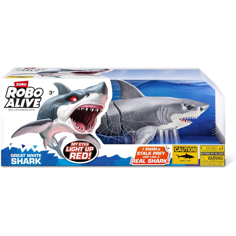 Інтерактивна іграшка Велика акула біла Robo Alive Great White Shark Series 1 by Zuru