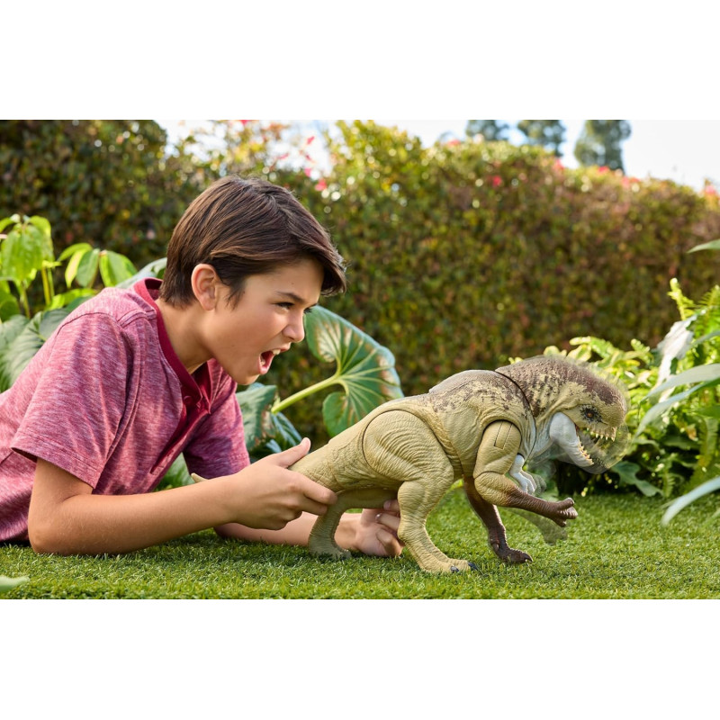 Інтерактивна фігурка динозавра Mattel Jurassic World Rebirth Distortus Rex Rumble N Rampage Dinosaur JJP79