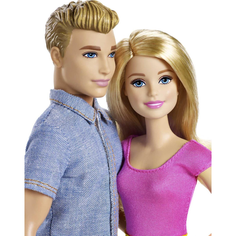 Набір ляльок Барбі та Кен Barbie Dolls Barbie and Ken Doll 2 Pack DLH76