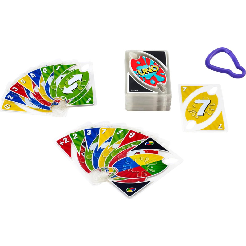 Настільна гра УНО Mattel Games UNO Splash Card Game with Waterproof Cards