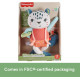 М'яка іграшка Леопард Fisher Price Baby Toy Planet Spotting Fun Snow Leopard Plush