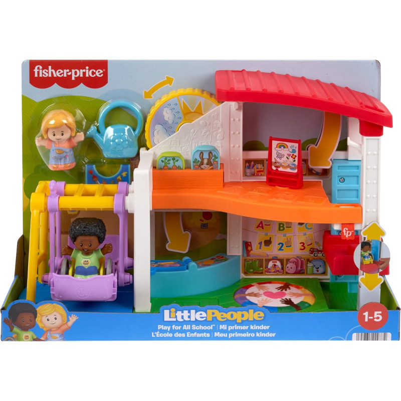  Розвиваючий ігровий набір для малюків Fisher Price Little People Toddler Playset Play for All School