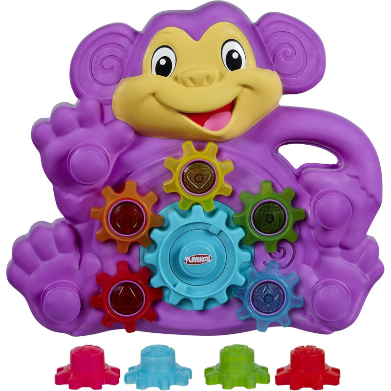 Інтерактивна іграшка мавпочка Playskool Stack n Spin Monkey Gears Toy