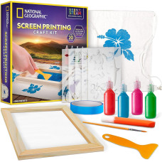 Ігровий набір для трафаретного друку NATIONAL GEOGRAPHIC Kids Screen Printing Kit