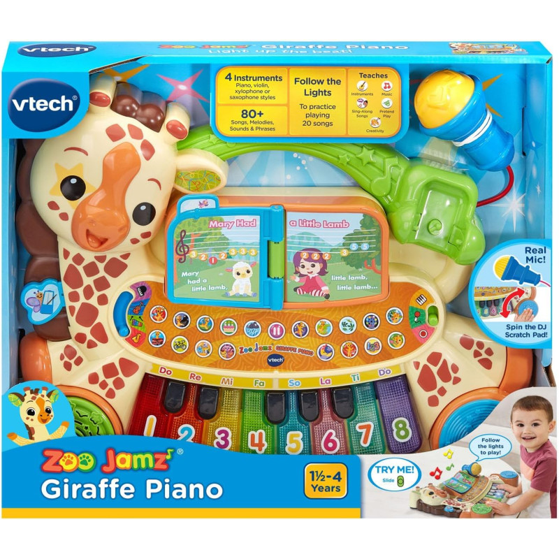 Розвиваюча іграшка Жираф Піаніно VTech Zoo Jamz Giraffe Piano