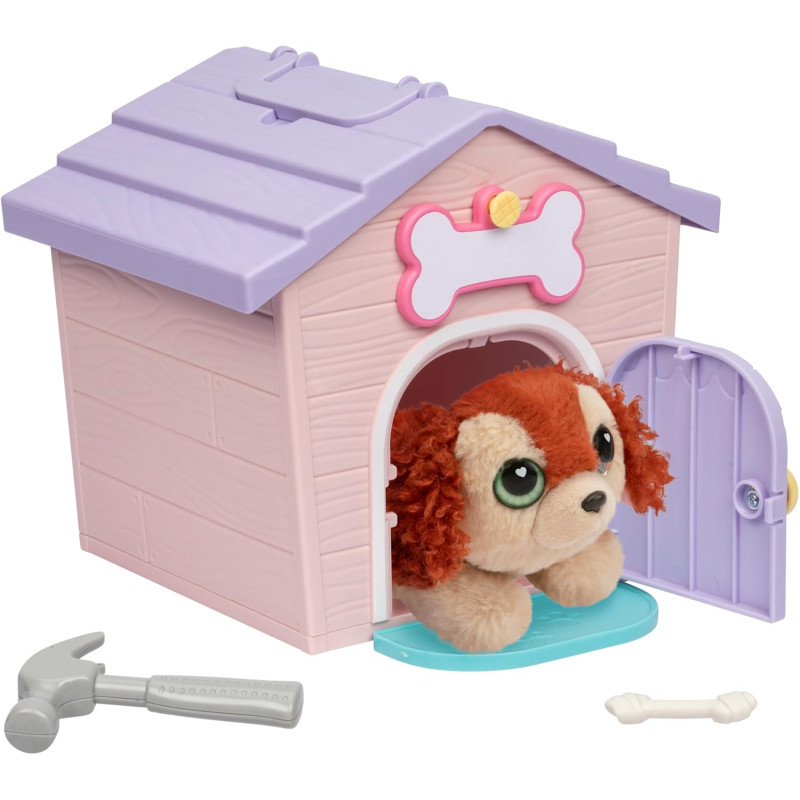 М'яка іграшка сюрприз цуценя Little Live Pets My Puppy s Home Minis Pink & Purple Home