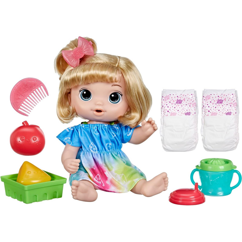 Лялька Бебі Алів Фрутті Сіпс Baby Alive Fruity Sips Doll Apple