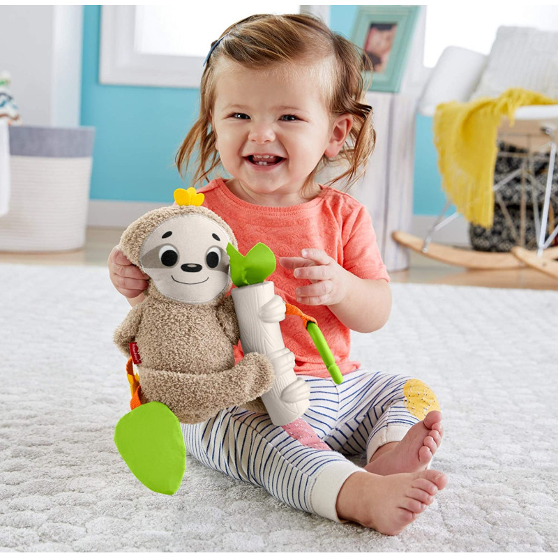 Ленивец Фишер-Прайс Fisher-Price Slow Much Fun Stroller Sloth