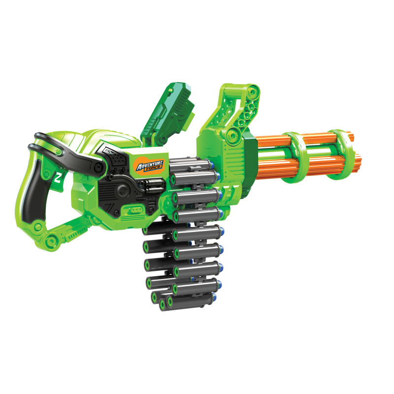 Бластер Adventure Force Scorpion Rotating Barrel Auto Gatling Dart Blaster, Compatible NERF