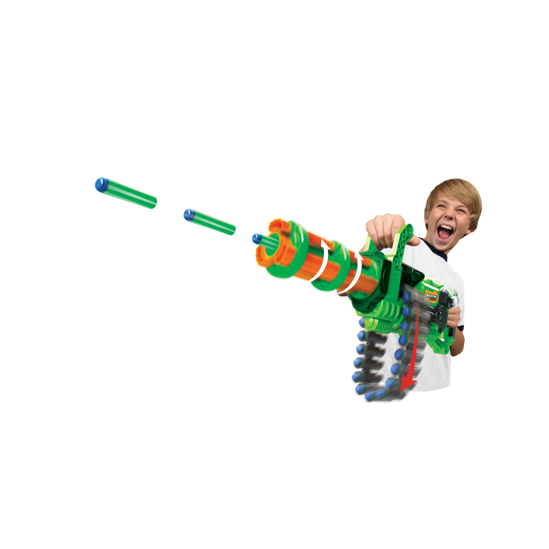 Бластер Adventure Force Scorpion Rotating Barrel Auto Gatling Dart Blaster, Compatible NERF