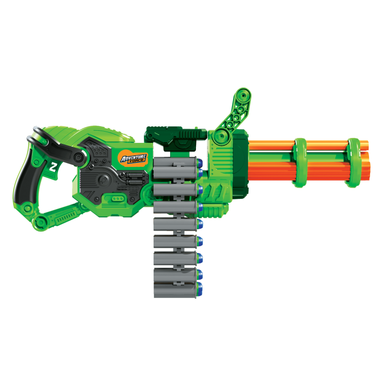 Бластер Adventure Force Scorpion Rotating Barrel Auto Gatling Dart Blaster, Compatible NERF