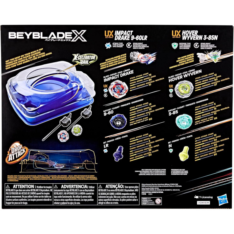 Набір Арена з Бейблейдами Екстремальна битва Beyblade X Drop Attack Battle Set with Beystadium Arena
