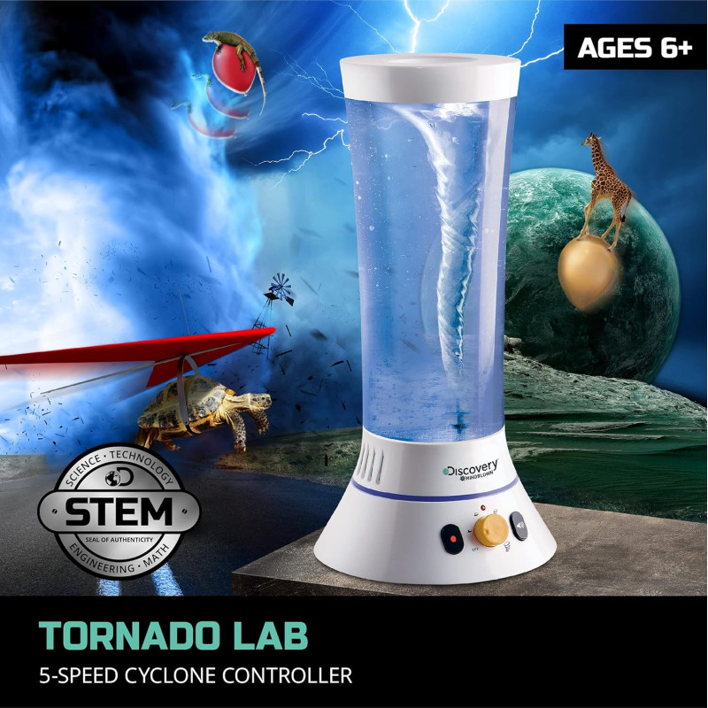 Ігровий набір STEM для експериментів Discovery Tornado Lab 5 Speed Cyclone Controller