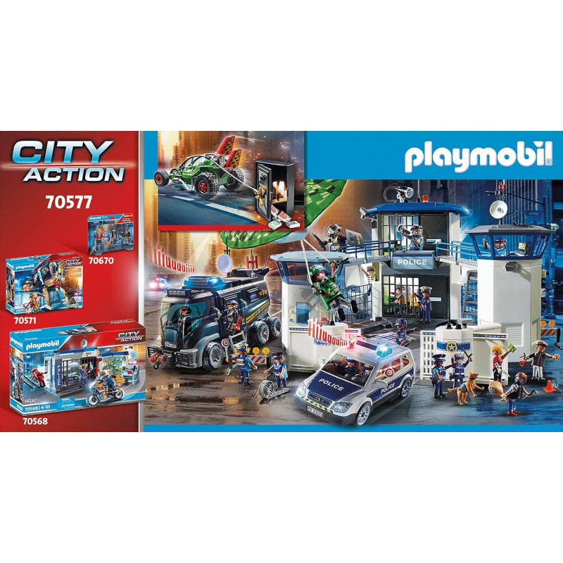 Ігровий набір Погоня на поліцейському картингу PLAYMOBIL 70577 City Action Police Go Kart Escape