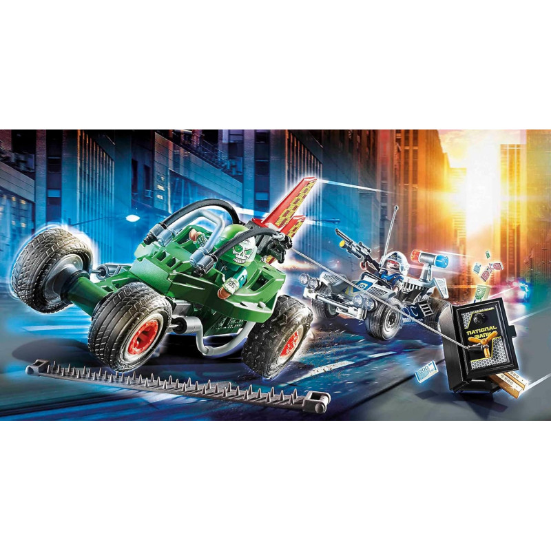 Ігровий набір Погоня на поліцейському картингу PLAYMOBIL 70577 City Action Police Go Kart Escape