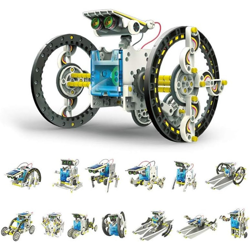 Конструктор робот на сонячних батареях Teach Tech SolarBot14 Transforming Solar Robot Kit
