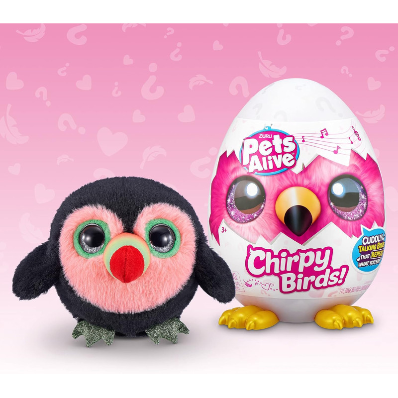 Інтерактивна іграшка Веселі пташки Pets Alive Chirpy Birds Toucan 9537E