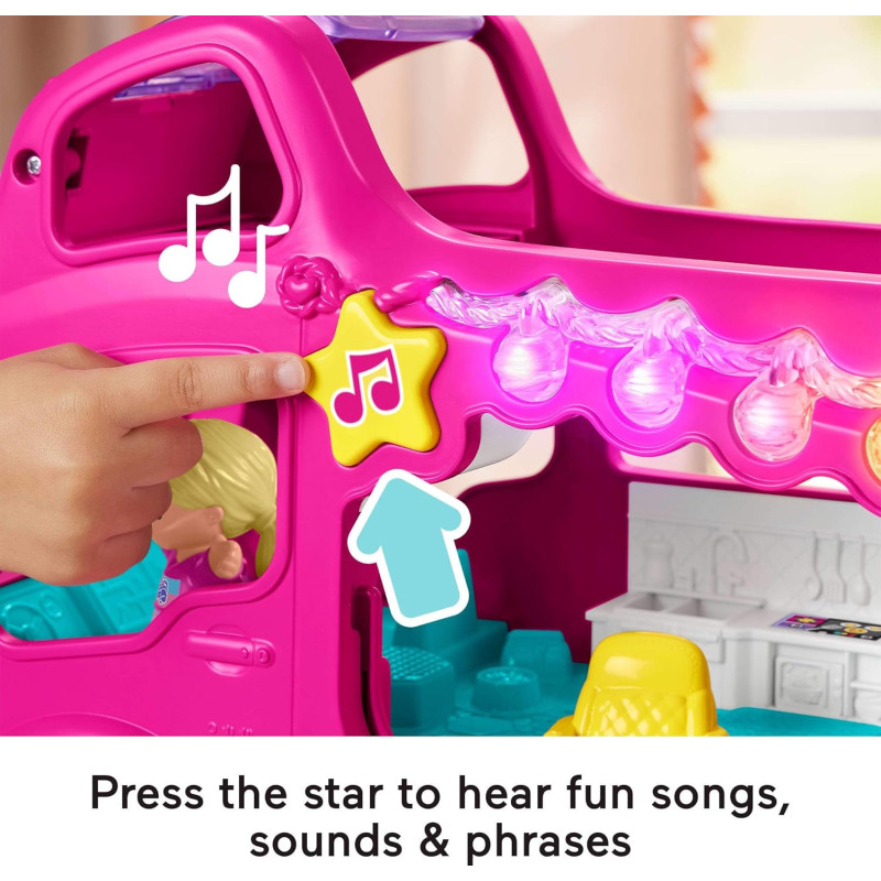 Ігровий набір автомобіль Барбі будиночок на колесах Fisher Price Little People Toddler Toy Barbie Dreamcamper RV