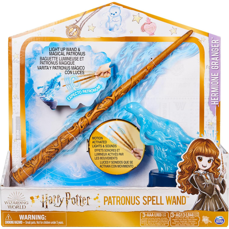 Інтерактивна чарівна паличка Герміони  Wizarding World Harry Potter 13 inch Hermione Granger Patronus Spell 13 inch Hermione Granger Patronus Spell