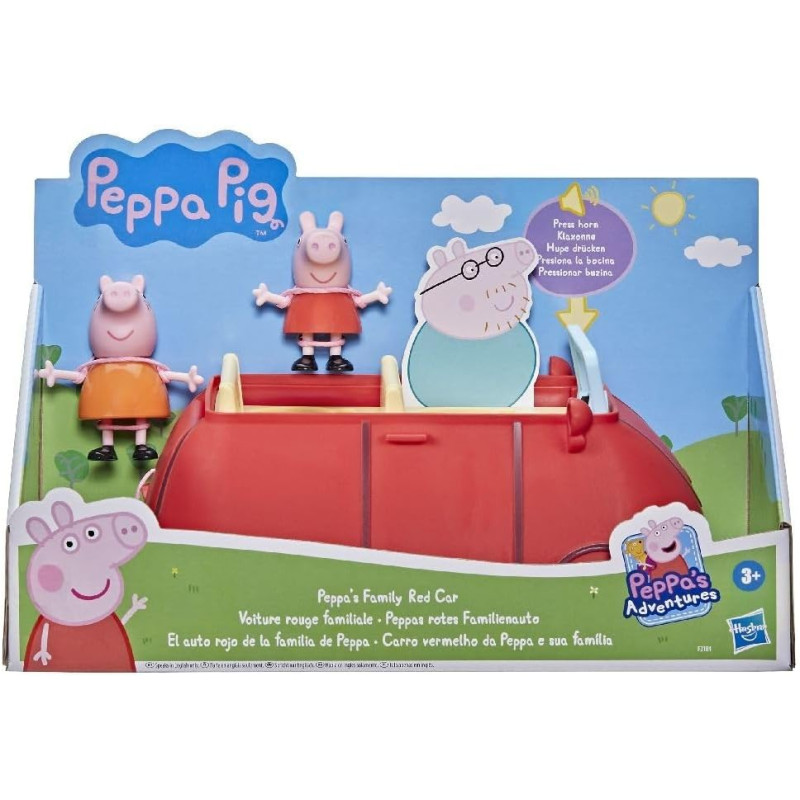 Ігровий набір Машинка сім'ї Пеппи Peppa Pig Peppa's Adventures Peppa's Family Red Car