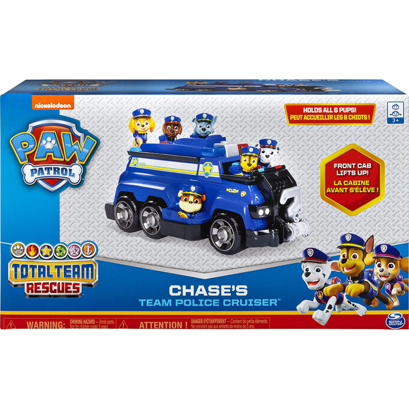 Щенячий Патруль поліцейська машина PAW Patrol Chase’s Total Team Rescue Police Cruiser