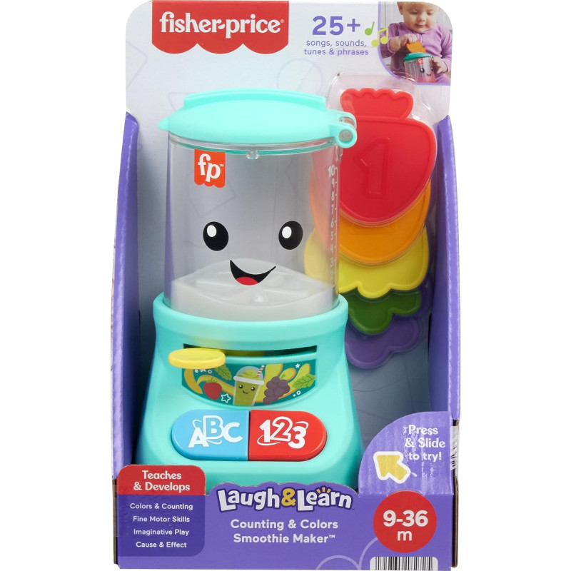 Інтерактивна навчальна іграшка блендер Fisher Price Counting and Colors Smoothie Maker